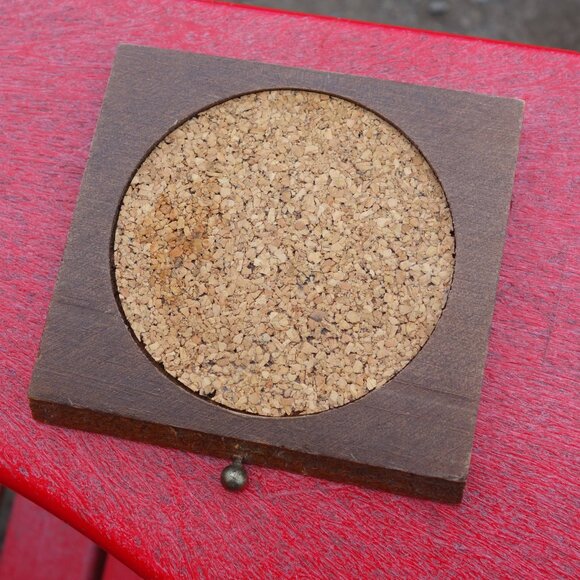 Vintage Wooden Coaster set with Mallard Duck Figurine Holder with 8 Coasters - Picture 11 of 14